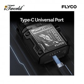 FLYCO Portable Electric Shaver (Rotary) F001UK - Black 