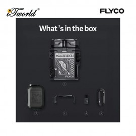 FLYCO Portable Electric Shaver (Rotary) F001UK - Black 