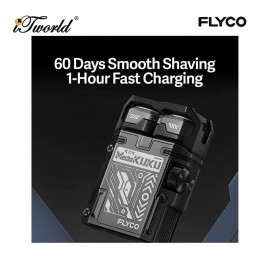 FLYCO Portable Electric Shaver (Rotary) F001UK - Yellow