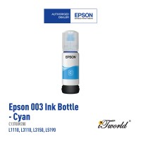 Epson Cyan Ink Bottle C13T00V200- Compatible with Eco Tank L1110, L3110, L3116, L3150, L3156, L5190