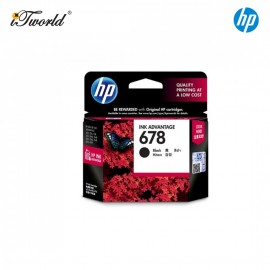 HP 678 Black Original Ink Advantage Cartridge CZ107AA