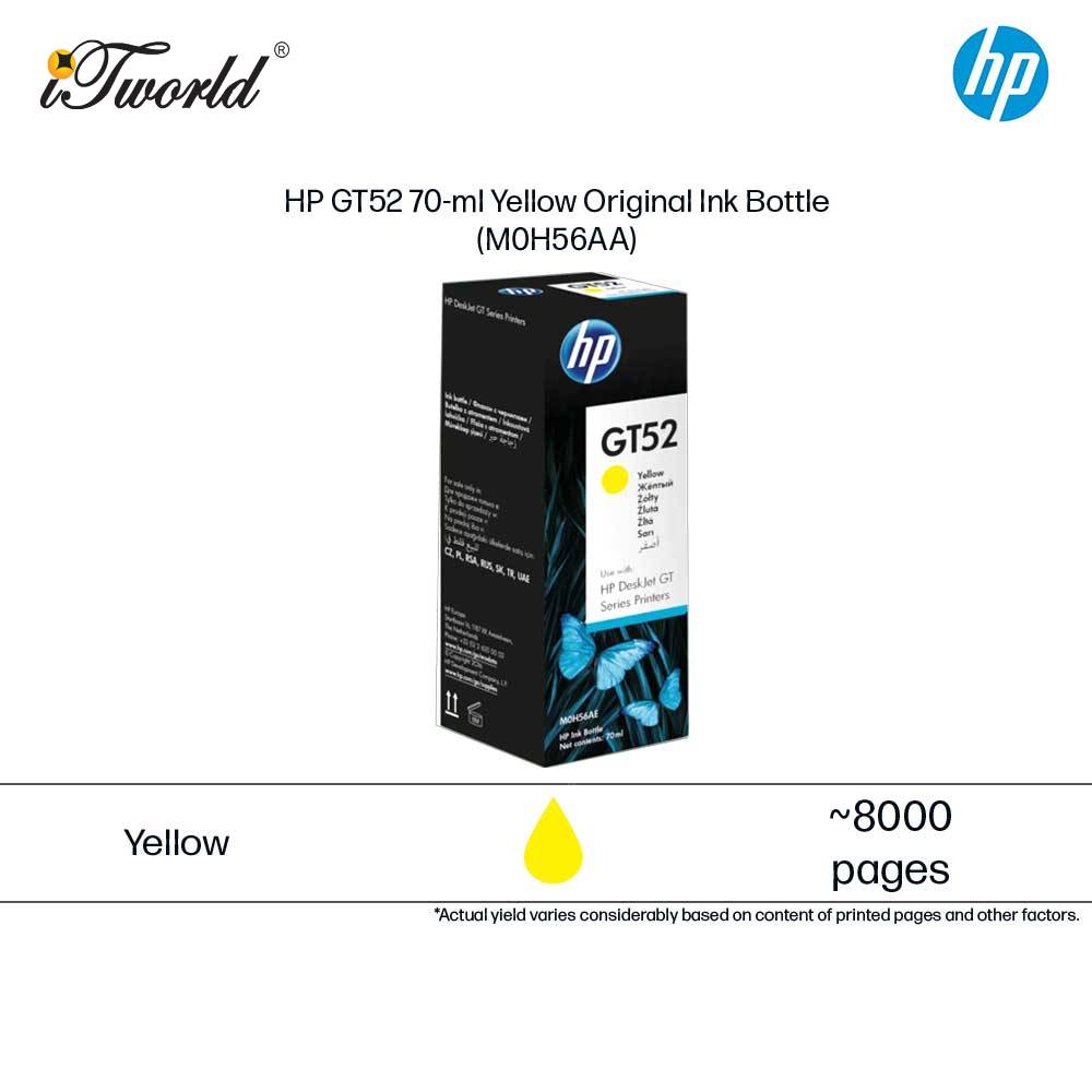 HP GT52 Yellow Original Ink Bottle 