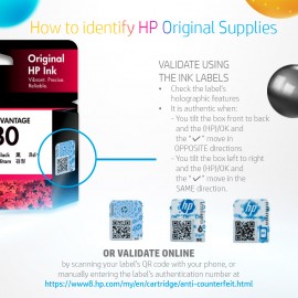 HP 47 Black Original Ink Advantage Cartridge 6ZD21AA 