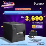 ZEBRA ZT111 4-inch Industrial Thermal Transfer Printer 203 dpi with UK/AU/JP/EU Cords, USB, Ethernet and BTLE (ZT11142-T0P000FZ)