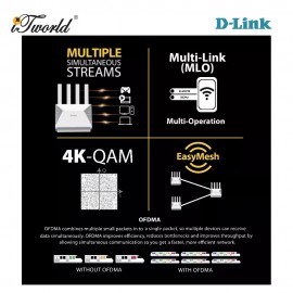D-Link BE3600 Mesh Wi-Fi 7 Router DIR-BE3602