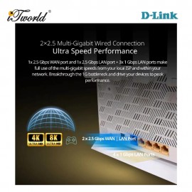 D-Link BE3600 Mesh Wi-Fi 7 Router DIR-BE3602