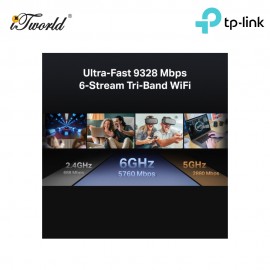 TP-Link Archer BE550 BE9300 Tri-Band Wi-Fi 7 Router