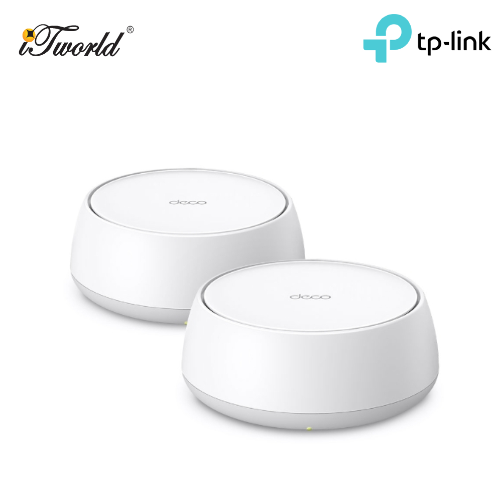 TP-Link Deco BE25 (2-Pack) BE5000 Whole Home Mesh Wi-Fi 7 System (2-Pack) - Deco BE25(2-Pack)