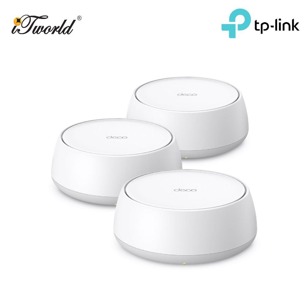 TP-Link Deco BE25 (3-Pack) BE5000 Whole Home Mesh Wi-Fi 7 System (3-Pack) - Deco BE25(3-Pack)