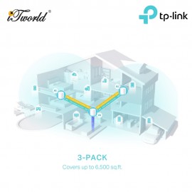 TP-Link Deco X50 (3-pack) AX3000 Whole Home Mesh Wi-Fi 6 System