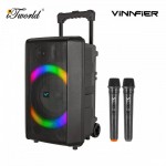 Vinnfier Tango 600 WMV Portable Trolley Wireless Speaker with Dual Mic 9555 63720 5058