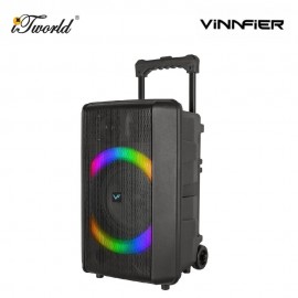 Vinnfier Tango 600 WMV Portable Trolley Wireless Speaker with Dual Mic 9555 63720 5058