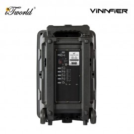 Vinnfier Tango 600 WMV Portable Trolley Wireless Speaker with Dual Mic 9555 63720 5058