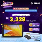 Zebra ET40 Enterprise Android Tablets 10.1" WUXGA Display 1D 2D Bluetooth 5.0 WiFi (ET40AB-001C1B0-A6)