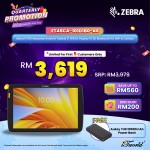 Zebra ET45 Enterprise Android Tablets 8" WXGA Display 1D 2D Bluetooth 5.0 WiFi & Cellular (ET45CA-101D1B0-A6)