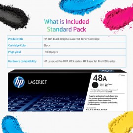 HP 48A Black Original LaserJet Toner Cartridge CF248A