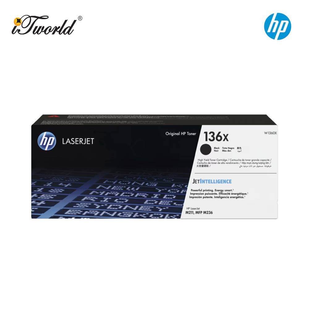 [Pre-order] HP 136X High Yield Original LaserJet Toner Cartridge-Black [ETA: 4 weeks if no delay]