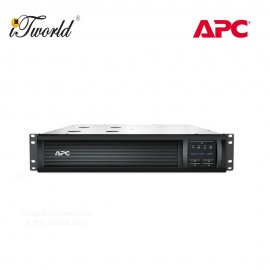 APC Smart-UPS 1000VA LCD RM 2U 230V SMT1000RMI2U - Black