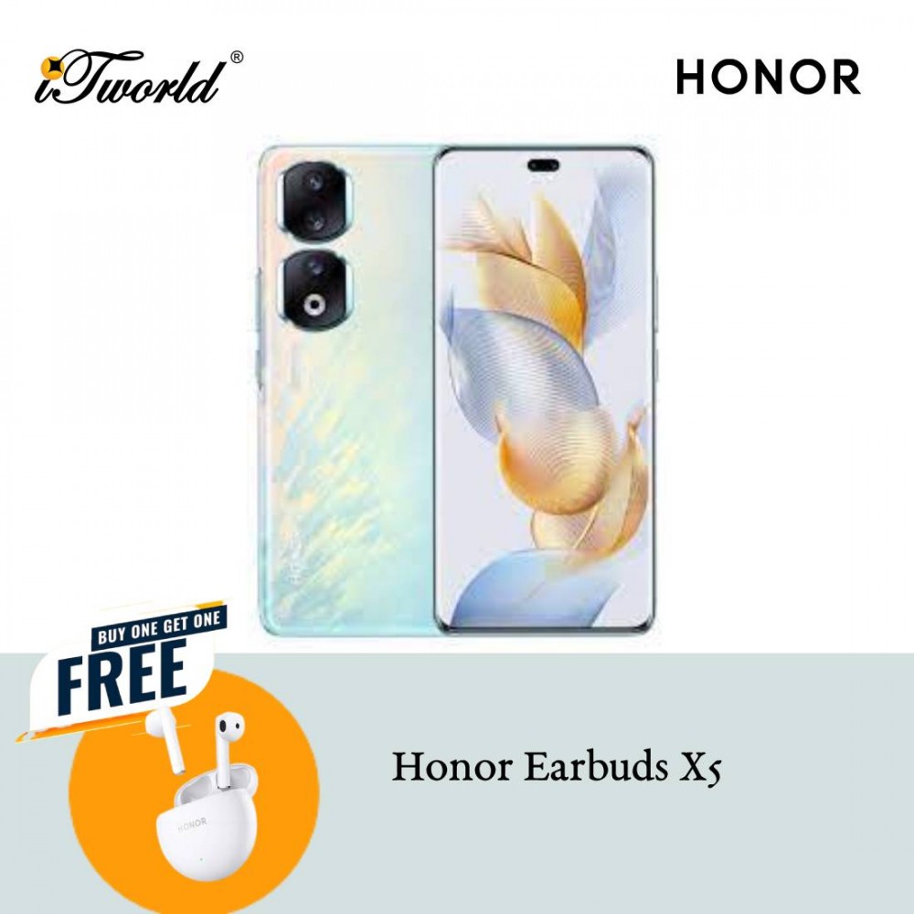 Honor 90 5G 12+256GB Smartphone Peacock Blue [FREE Honor Earbuds X5]