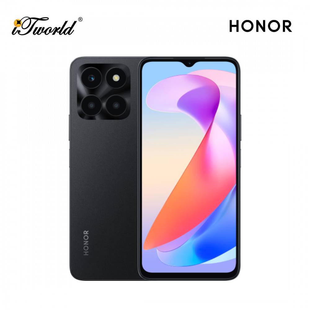 Honor X6A 6+128GB Smartphone Black