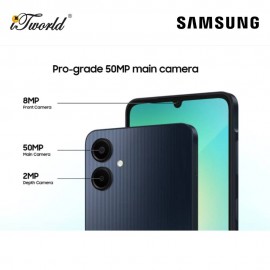 [Pre-order] Samsung Galaxy A06 LTE (4GB + 128GB) Black (SM-A065FZKGXME) [ETA: 3-5 working days]