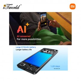 Redmi Note 14 5G 8+256GB - Black