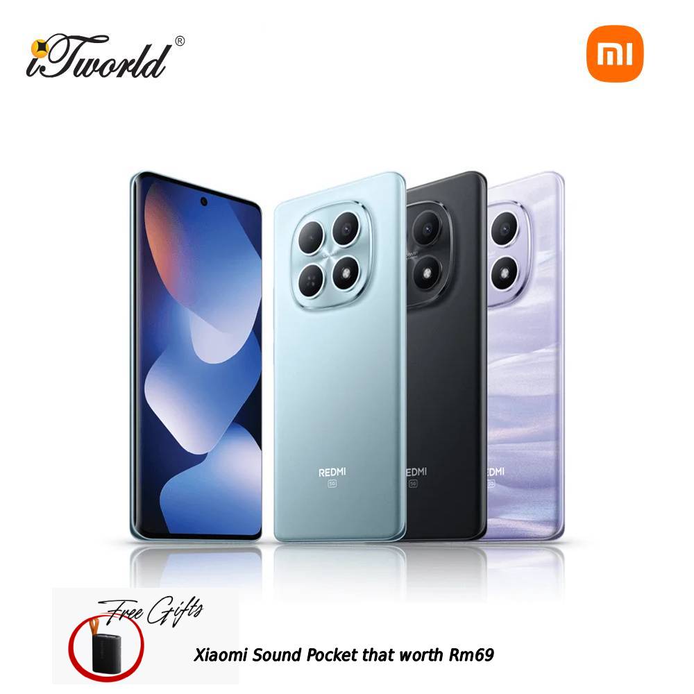 REDMI Note 15 5G  8GB RAM 128GB ROM Black - Original Mi Malaysia
