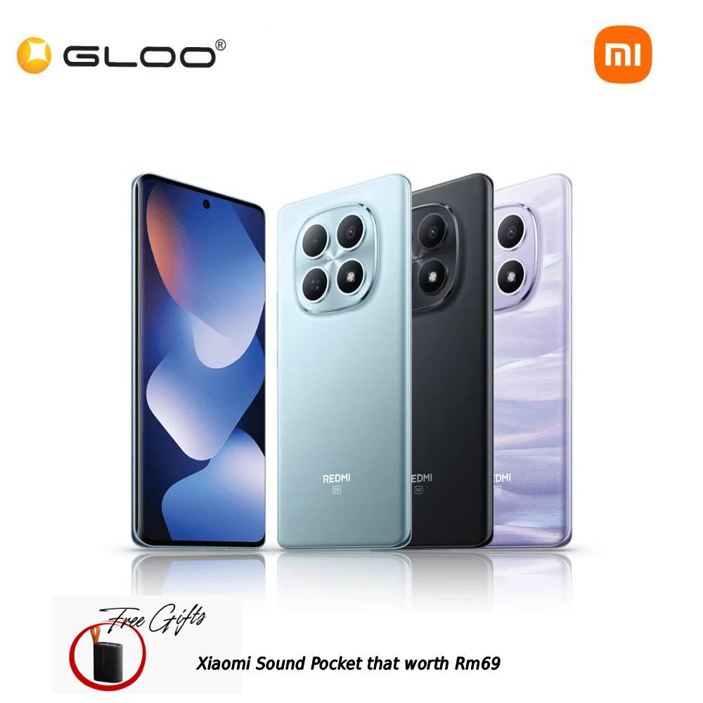 REDMI Note 15 5G  8GB RAM 256GB ROM Glacier Blue - Original Mi Malaysia