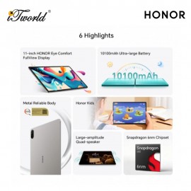 [Free Cover] Honor Pad X8B (6+6)*12GB + 128GB [LTE] - Grey