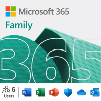 Microsoft 365 Family 2021 15 Months- ESD [Previously Known as Office 365 Home] 6GQ-01403