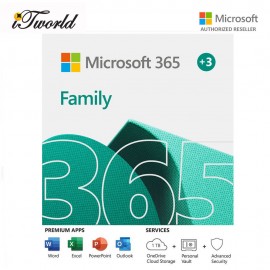 Microsoft 365 Family 2021 15 Months- ESD [Previously Known as Office 365 Home] 6GQ-01403