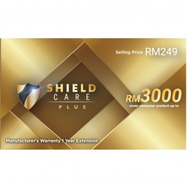 Shield Care Plus 1 Year Extended Warranty (Coverage up to RM3,000) - Gold