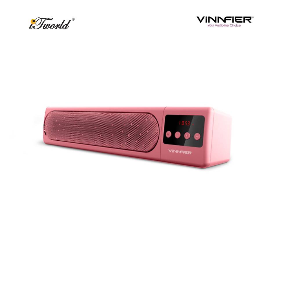 Vinnfier Hyperbar 100BTR Wireless Soundbar - Pink
