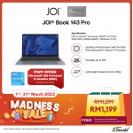 JOI Book 143 Pro (N4120,4GB,128GB eMMC,Integrated,14”,W11Pro) + Backpack
