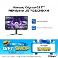 Samsung Odyssey G3 27” FHD Monitor LS27AG320NEXXM